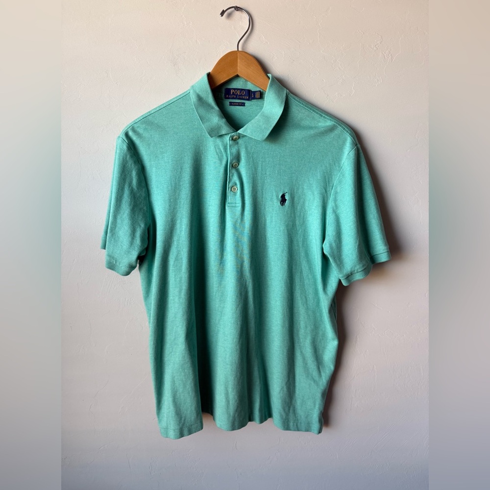 Ralph Lauren Men's Mint Polo Shirt